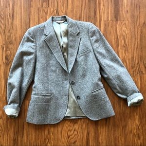 David Brooks Grey Wool Blazer